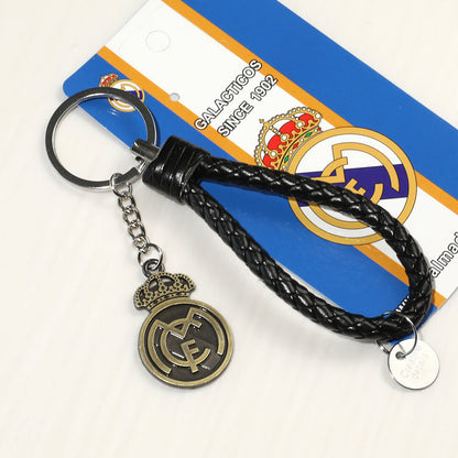 Real Madrid Logo Soccer Key Chain footmaillots.fr
