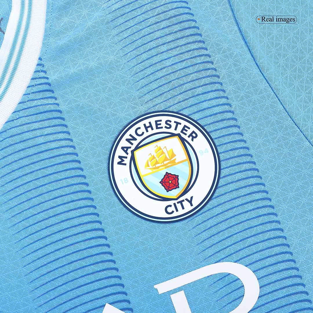 Player Version Manchester City Home  Soccer Jersey 2023/24 footmaillots.fr