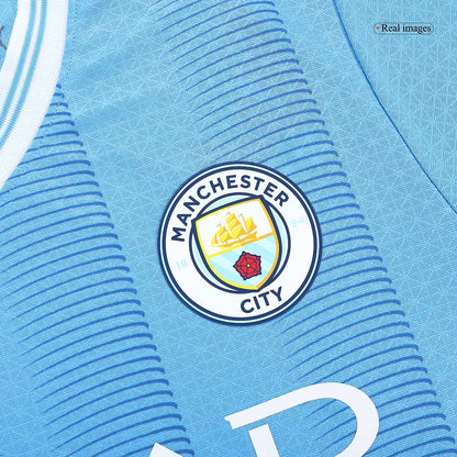 Player Version Manchester City Home  Soccer Jersey 2023/24 footmaillots.fr