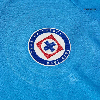 Kid's Cruz Azul Home  Soccer Jersey Kit(Jersey+Shorts) 2024/25 footmaillots.fr