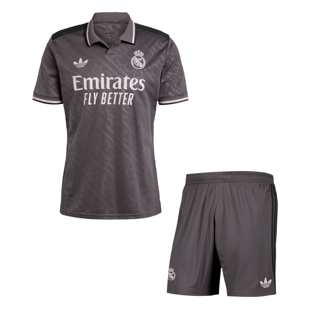 Real Madrid Third Away  Soccer Jersey Kit(Jersey+Shorts) 2024/25 footmaillots.fr
