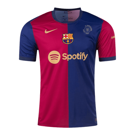 Barcelona Home  Soccer Jersey 2024/25- 125th Anniversary footmaillots.fr