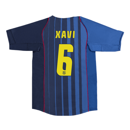 Retro XAVI #6 2004/05 Barcelona Away  Soccer Jersey footmaillots.fr