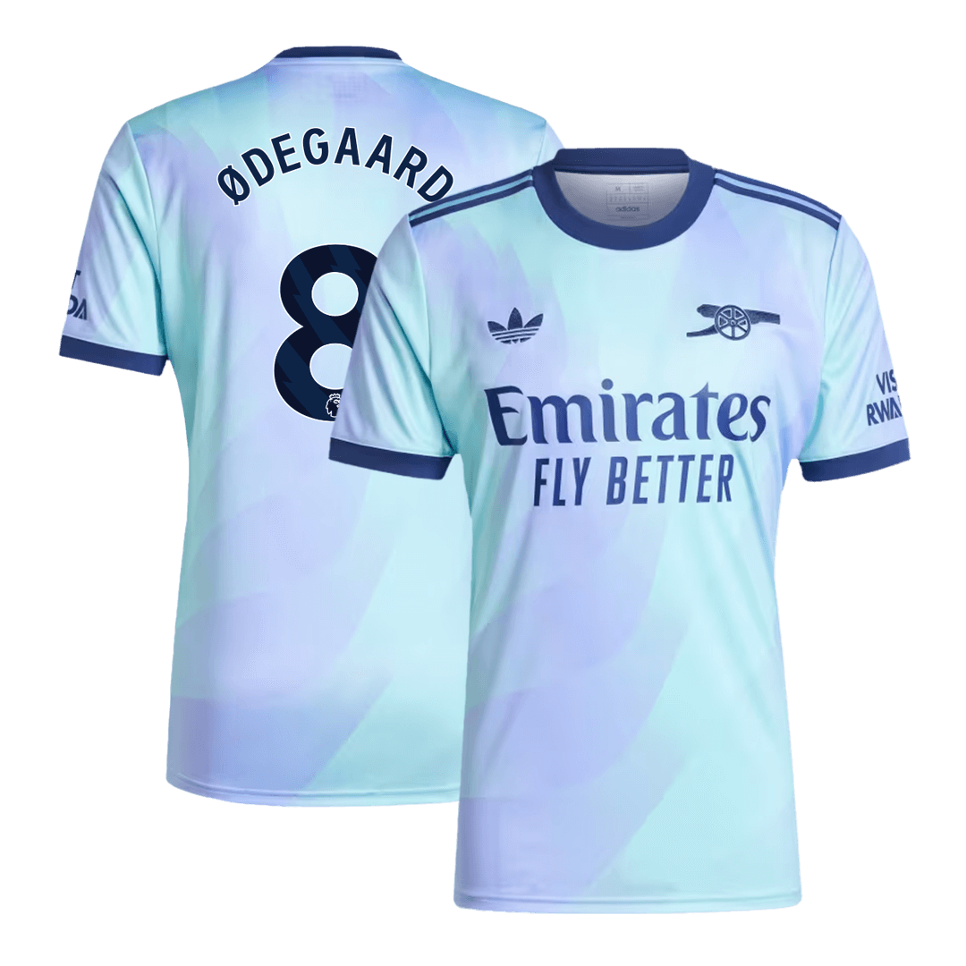 ?DEGAARD #8 Arsenal Third Away  Soccer Jersey 2024/25 footmaillots.fr