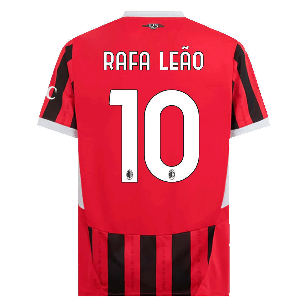 RAFA LE?O #10 AC Milan Home  Soccer Jersey 2024/25 footmaillots.fr