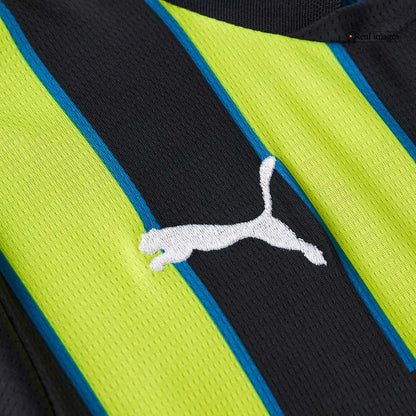 Kid's Manchester City Away  Soccer Jersey Kit(Jersey+Shorts) 2024/25 footmaillots.fr