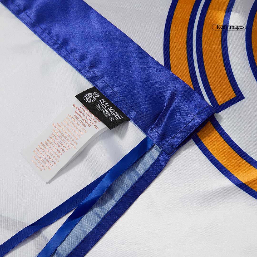 Real Madrid Team Flag White footmaillots.fr