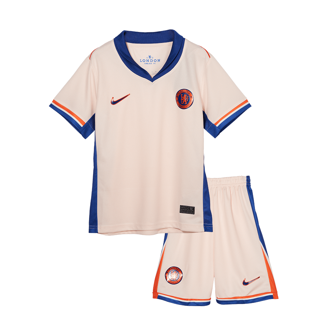 Kid's Chelsea Away  Soccer Jersey Kit(Jersey+Shorts) 2024/25 footmaillots.fr