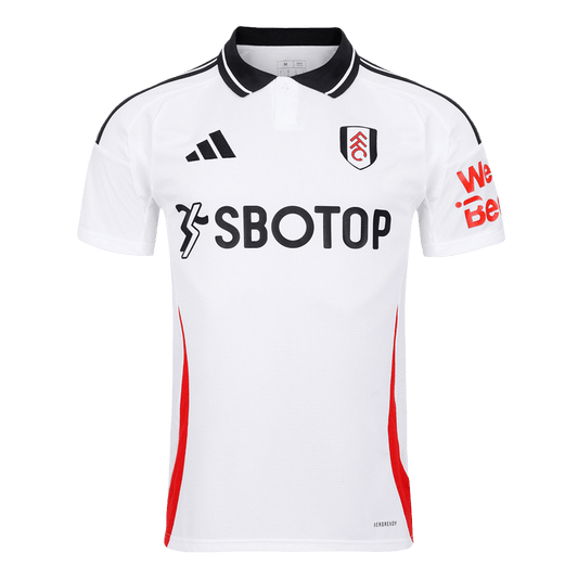 Fulham Home  Soccer Jersey 2024/25 footmaillots.fr