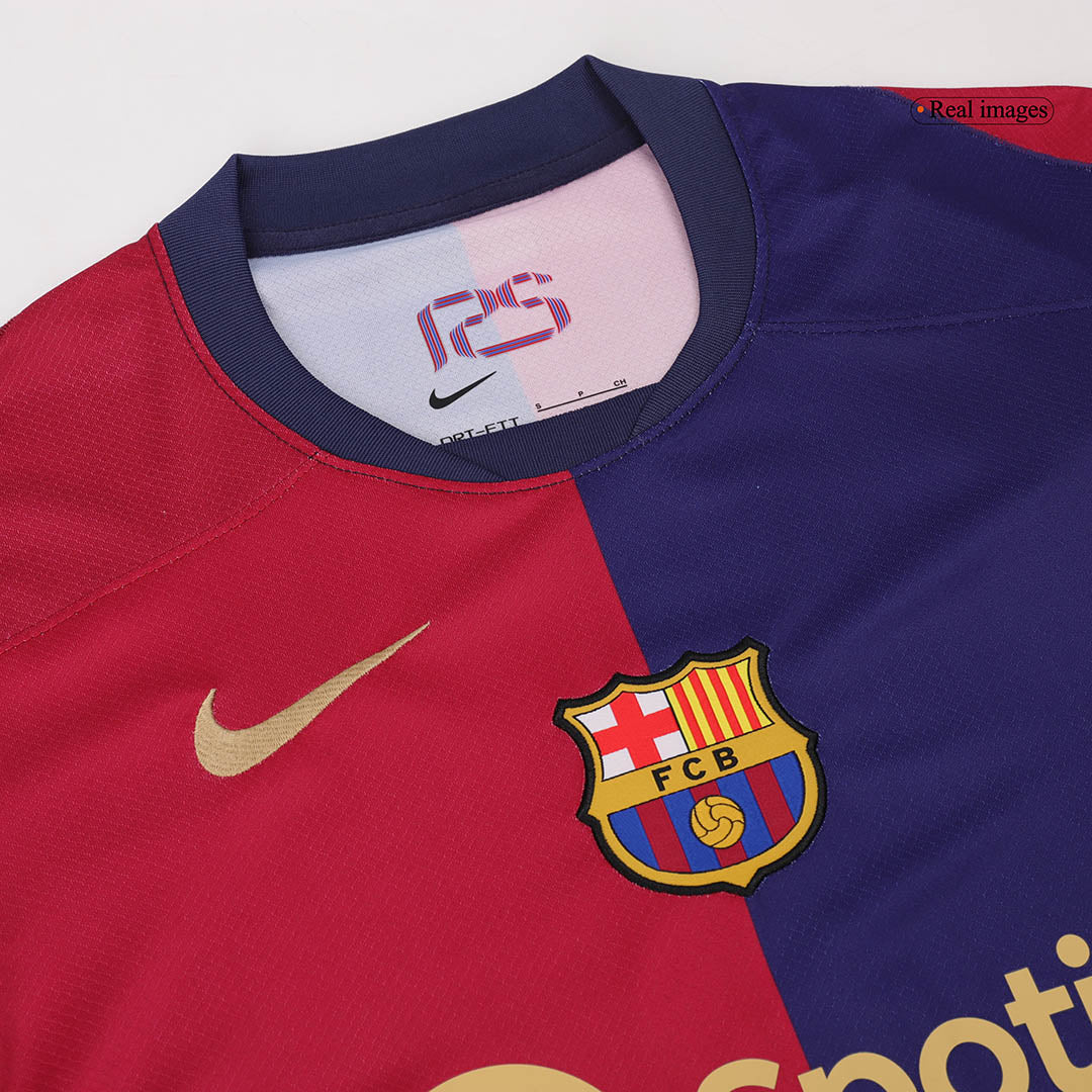 Barcelona Home  Soccer Jersey Kit(Jersey+Shorts) 2024/25 footmaillots.fr