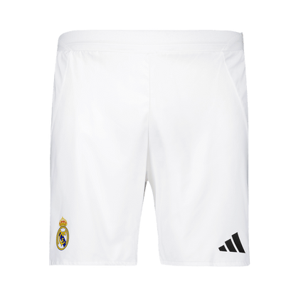 Player Version Real Madrid Home Soccer Shorts 2024/25 footmaillots.fr
