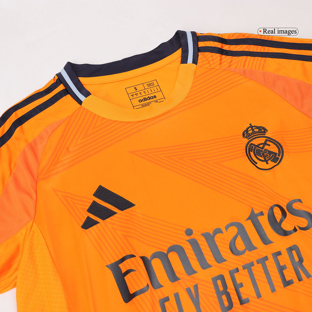 Real Madrid Away  Soccer Jersey Kit(Jersey+Shorts+Socks) 2024/25 footmaillots.fr