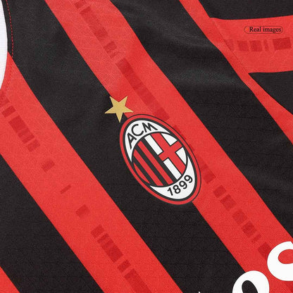 Player Version MORATA #7 AC Milan Home  Soccer Jersey 2024/25 footmaillots.fr