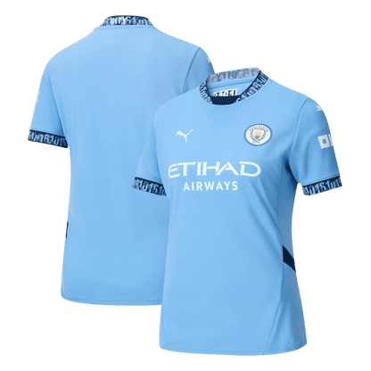 Women's Manchester City Home  Soccer Jersey 2024/25 footmaillots.fr