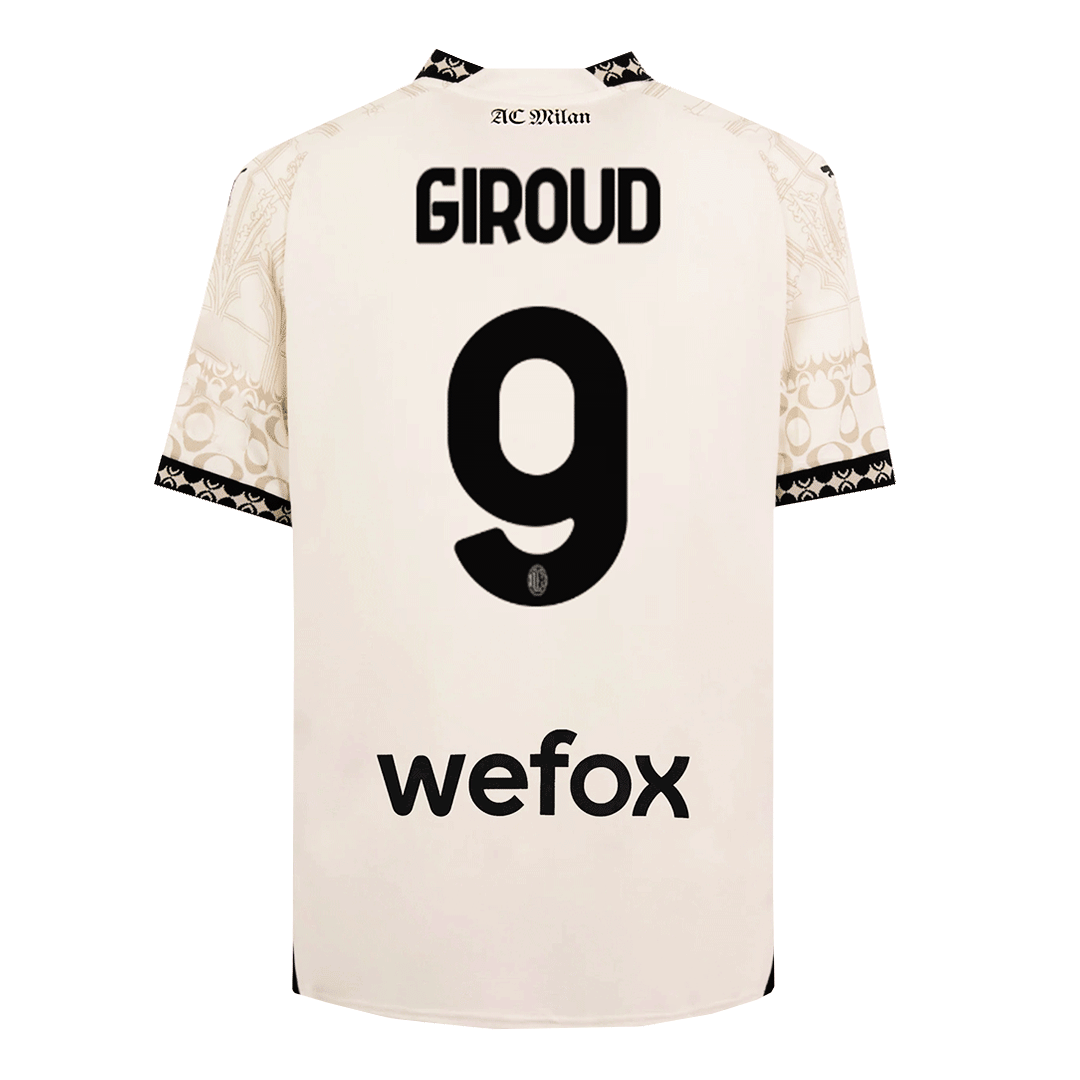 GIROUD #9 AC Milan X Pleasures Fourth Away  Soccer Jersey 2023/24 footmaillots.fr