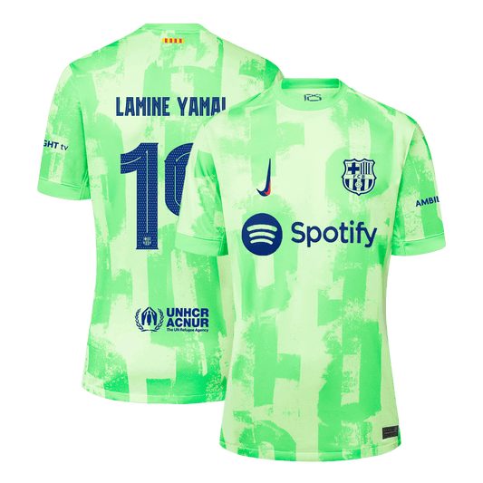 LAMINE YAMAL #19 Barcelona Third Away  Soccer Jersey 2024/25 - UCL footmaillots.fr