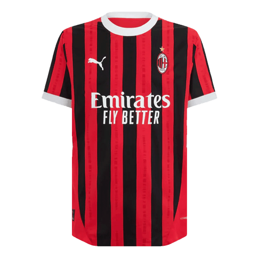 Player Version RAFA LE?O #10 AC Milan Home  Soccer Jersey 2024/25 footmaillots.fr
