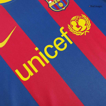 Retro PUYOL #5 2010/11 Barcelona Home  Soccer Jersey footmaillots.fr
