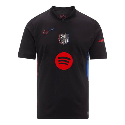 Barcelona Away  Soccer Jersey 2024/25 - Spotify Logo Without Text footmaillots.fr