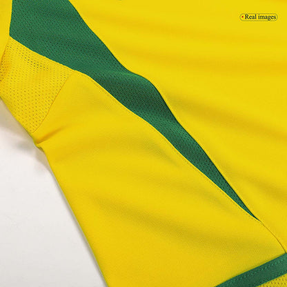 Retro CAFU #2 2002/03 Brazil Home  Soccer Jersey footmaillots.fr