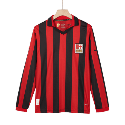 #125 AC Milan 125th Anniversary Long Sleeve  Soccer Jersey 2024/25 footmaillots.fr